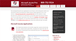 Desktop Screenshot of microsoftaccesspros.com