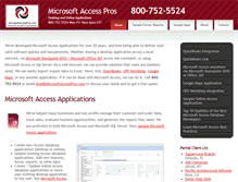 Tablet Screenshot of microsoftaccesspros.com